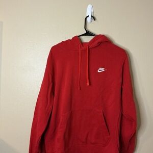 Nike Men's Vibrant Red Hoodie